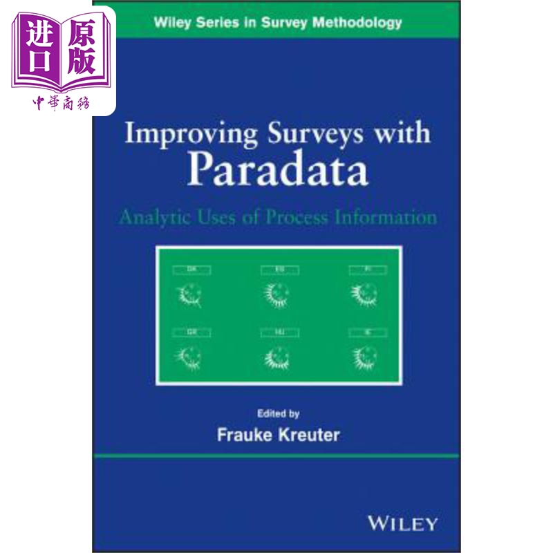 现货使用Paradata改善调查过程信息的分析使用 Improving Surveys with ParadataFrauke Kreuter英文原版中�-封面