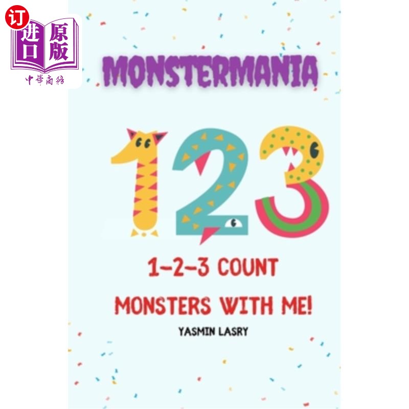 海外直订1-2-3 Count Monsters with Me! 1-2-3和我一起数怪兽!