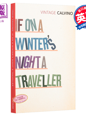 预售 【中商原版】寒冬夜行人 英文原版 If on a Winter's Night a Traveller 豆瓣阅读 如果在冬夜 一个旅人 卡尔维诺 Italo Calv