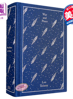 预售 企鹅布纹布面经典系列 列夫托尔斯泰 战争与和平 War And Peace 英文原版 Leo Tolstoy【中商原版】