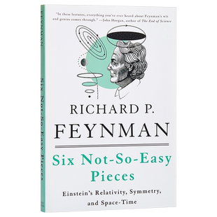 【中商原版】6件不那么容易的事情 爱因斯坦的相对论 对称性和时空 英文原版 Six Not-So-Easy Pieces Einstein 物理学 科普?