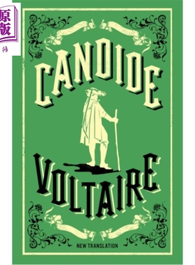 伏尔泰 老实人 Candide 英文原版 Voltaire 法国思想家 哲理性讽刺小说代表作 批判盲目乐观主义哲学【中商原版】