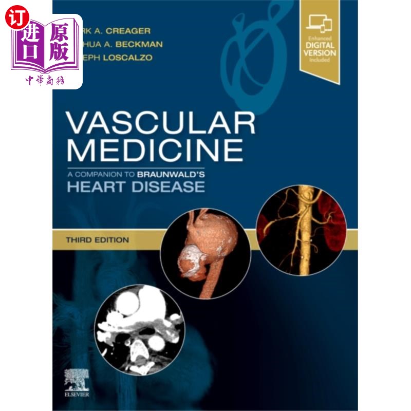 海外直订医药图书Vascular Medicine: A Companion to Braunwald's He... 血管医学:布劳恩瓦尔德心脏病的伴侣