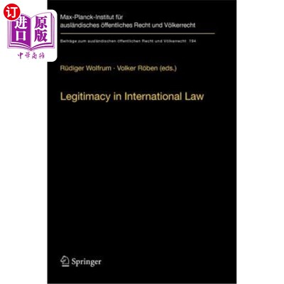 海外直订Legitimacy in International Law 国际法中的合法性