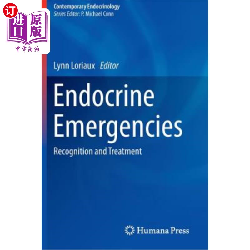 海外直订医药图书Endocrine Emergencies: Recognition and Treatment 内分泌急症的认识与治疗