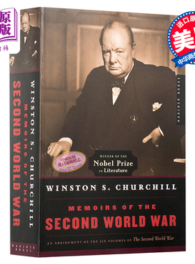 【中商原版】丘吉尔二战回忆录英文原版Memoirs of the Second World War