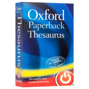 Oxford Paperback Thesaurus 英文原版 牛津词典:牛津词库 Oxford Languages【中商原版】