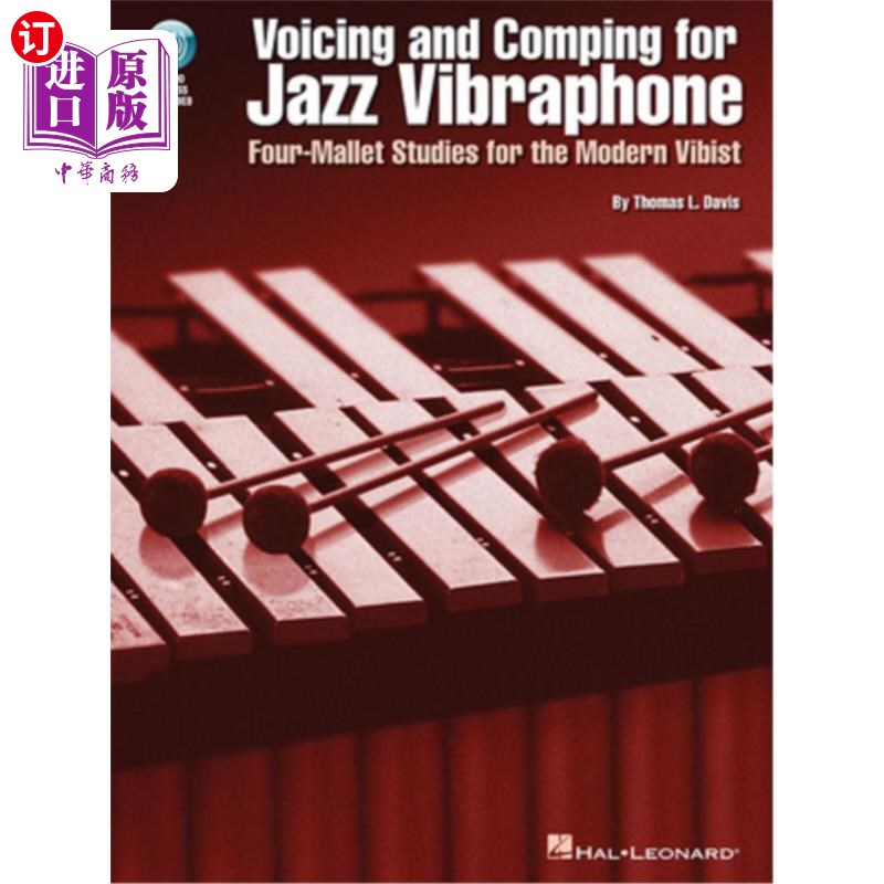 海外直订Voicing and Comping for Jazz Vibraphone 为爵士电颤琴配音和伴奏