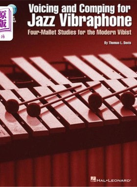 海外直订Voicing and Comping for Jazz Vibraphone 为爵士电颤琴配音和伴奏