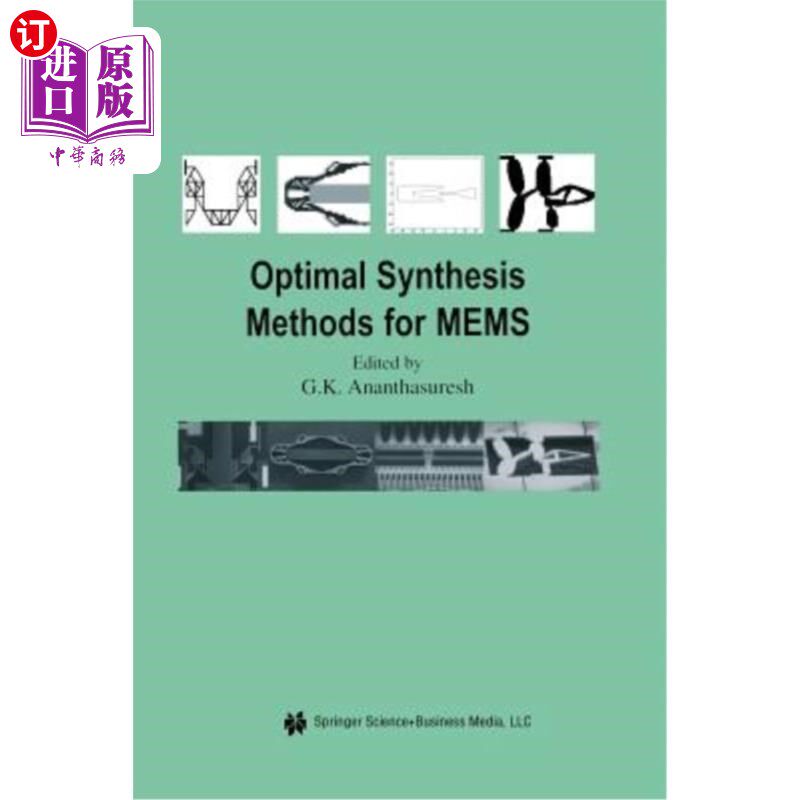 海外直订Optimal Synthesis Methods for Mems Mems的优化合成方法