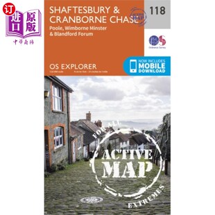 海外直订Shaftesbury, Cranbourne Chase, Poole, Wimbourne ... 沙夫茨伯里、克兰伯恩大通、普尔、温伯恩敏斯特和布兰福德