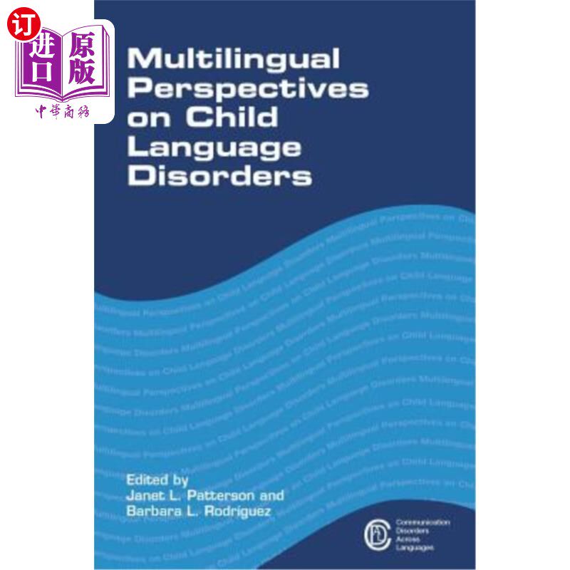 海外直订Multilingual Perspectives on Child Language Disorders 儿童语言障碍的多语言视角