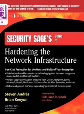 海外直订Security Sage's Guide to Hardening the Network Infrastructure 安全Sage强化基础设施指南