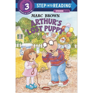 Step into Reading Step 3 Arthur'S Lost Puppy 兰登阅读进阶3 亚瑟的丢失的小狗 英文原版 儿童绘本 分级阅读【中商原版】