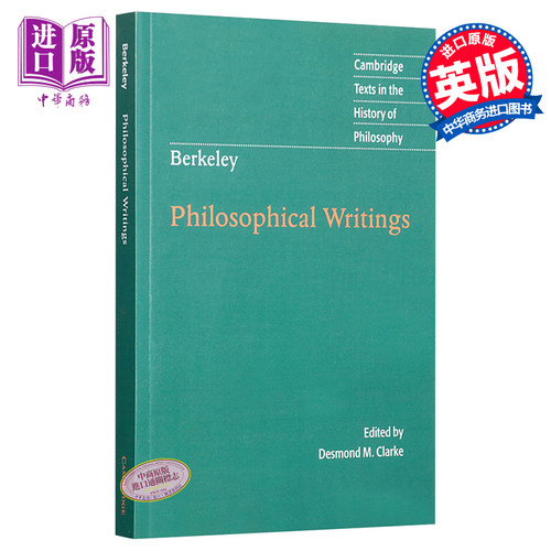 现货 【中商原版】伯克利：哲学写作（剑桥政治思想史经典文本丛书）英文原版 Berkeley: Philosophical Writings
