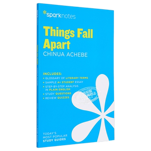 Sparknotes文学指南 事情分崩离析 英文原版 Things Fall Apart Sparknotes Literature Guide Chinua Achebe【中商原版】