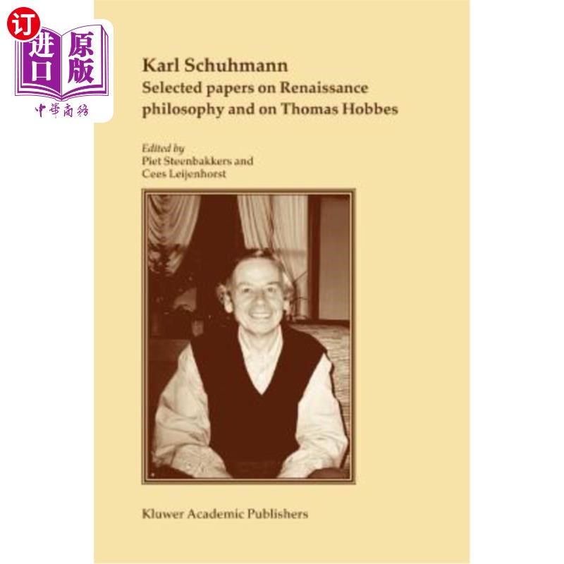 海外直订Selected Papers on Renaissance Philosophy and on Thomas Hobbes 文艺复兴哲学和托马斯·霍布斯选论