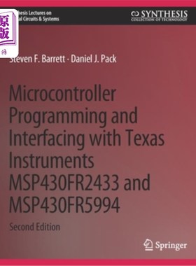 海外直订Microcontroller Programming and Interfacing with Texas Instruments MSP430FR2433  与德州仪器MSP43