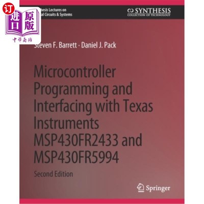 海外直订Microcontroller Programming and Interfacing with Texas Instruments MSP430FR2433  与德州仪器MSP43