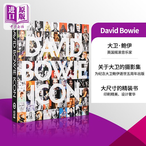 David Bowie: Icon 进口艺术 大卫·鲍伊:偶像 摇滚音乐家摄影集【中商原版】