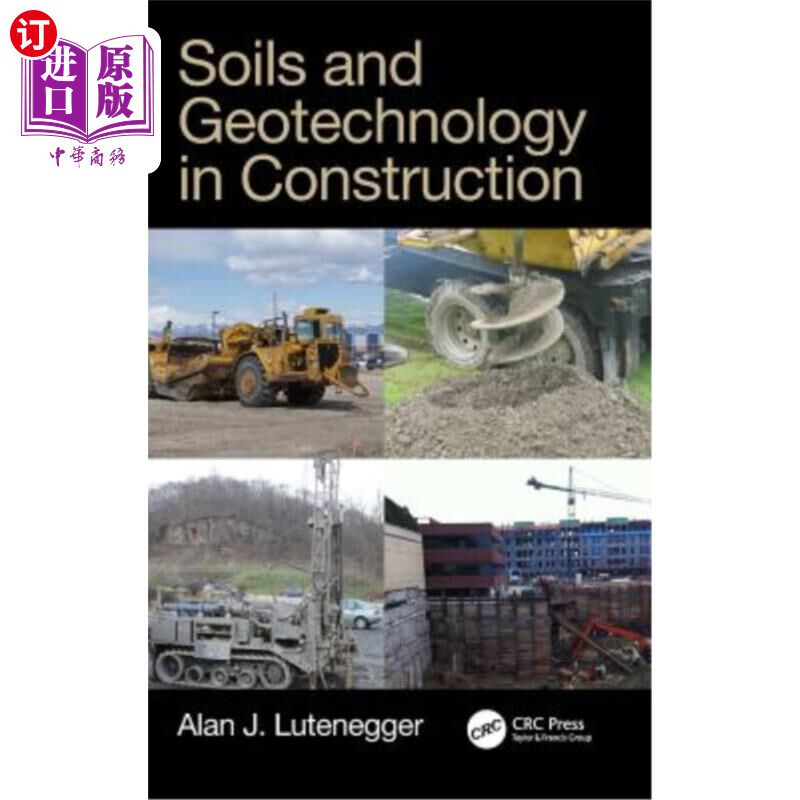 海外直订Soils and Geotechnology in Construction 建筑中的土壤与岩土工程