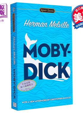 【中商原版】[英文原版] Moby- Dick 大白鲸 英文版 赫尔曼·梅尔维 Signet 版