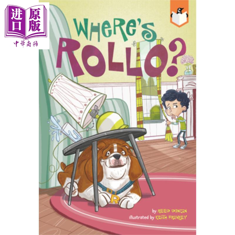 Where's Rollo?兰登桥梁小读本：牛头狗罗洛1英文原版儿童文学【中商原版】
