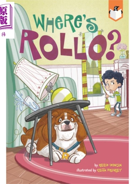 Where's Rollo?兰登桥梁小读本：牛头狗罗洛1英文原版儿童文学【中商原版】