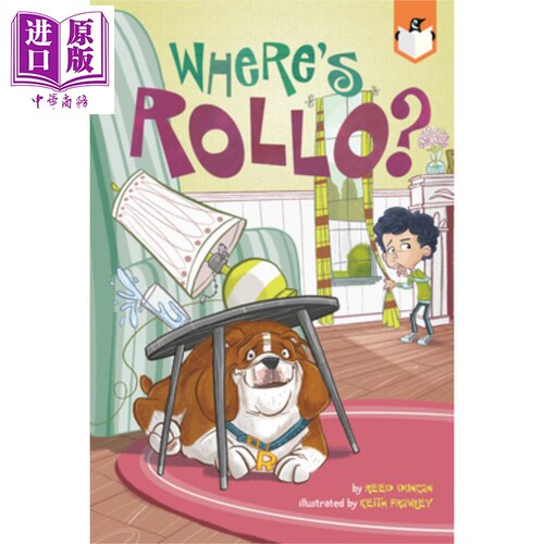 Where's Rollo?兰登桥梁小读本：牛头狗罗洛1英文原版儿童文学【中商原版】