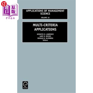 海外直订Multi-Criteria Applications 多标准应用