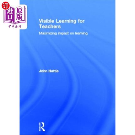 海外直订Visible Learning for Teachers 教师可视学习