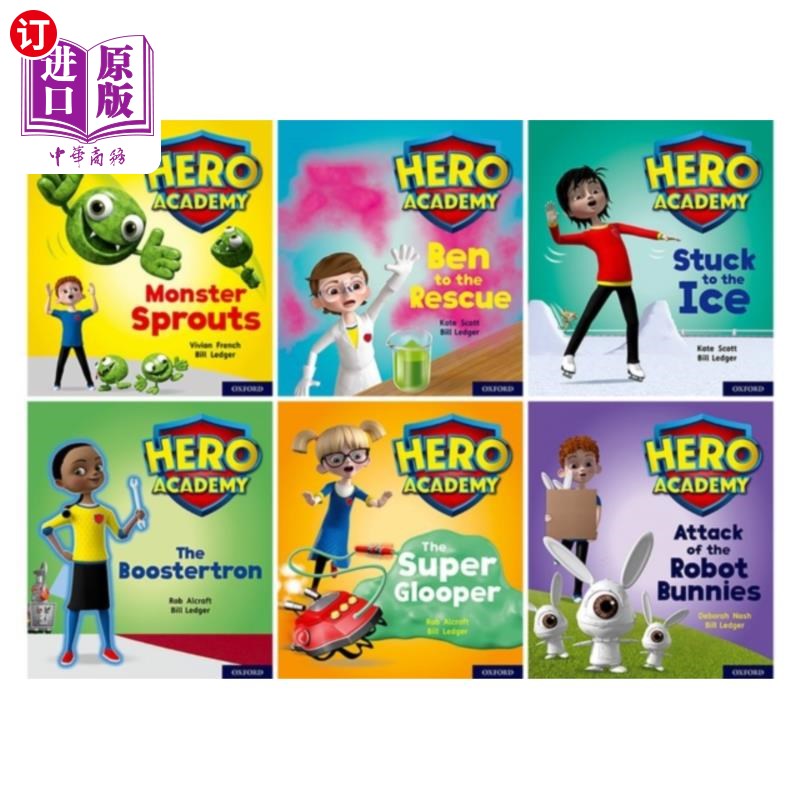 海外直订Hero Academy: Oxford Level 5, Green Book Band: C... 英雄学院:牛津大学五级,绿皮书乐队:班级包