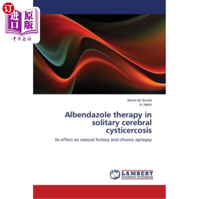 海外直订医药图书Albendazole therapy in solitary cerebral cysticercosis 阿苯达唑治疗孤立性脑囊虫病