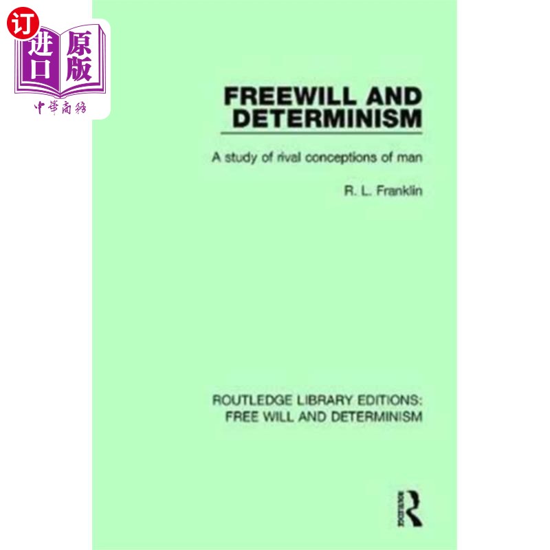 海外直订Freewill and Determinism自由意志与决定论