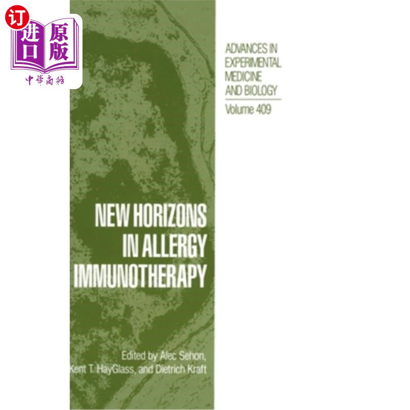 海外直订医药图书New Horizons in Allergy Immunotheraphy 过敏免疫治疗的新视野