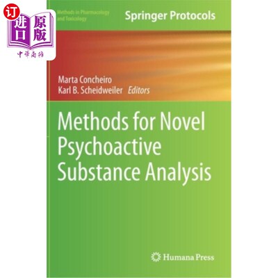 海外直订医药图书Methods for Novel Psychoactive Substance Analysis 新型精神活性物质分析方法