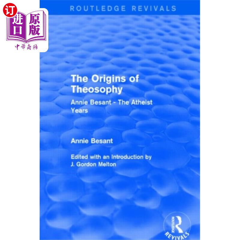 海外直订Origins of Theosophy (Routledge Revivals) 神智学的起源(劳特利奇复兴)
