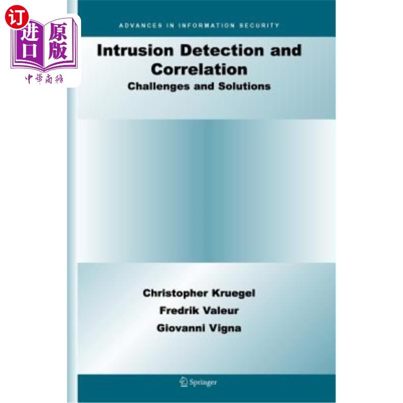 海外直订Intrusion Detection and Correlation: Challenges and Solutions 入侵检测与关联：挑战与解决方案