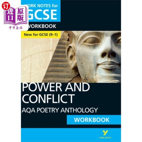 海外直订Power and Conflict AQA Anthology WORKBOOK: York ... 权力与冲突AQA选集工作手册:约克笔记GCSE (9-1)