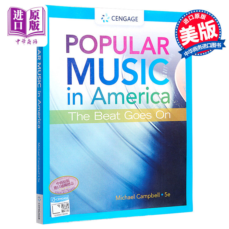 预售 Popular Music in America 进口艺术 美国流行音乐：节拍不断【中商原版】