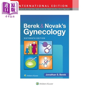 第16版 Berek Novak妇科学 现货 Jonathan 英文原版 International Gynecology Novak 中商原版 Edition