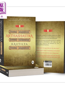 预售 政事论 考底利耶 印度的马基雅维利 Arthashastra 英文原版 Kautilya 经典名著 政治经济 孔雀王朝【中商原版】