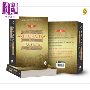 政事论 考底利耶 印度的马基雅维利 Arthashastra 英文原版 Kautilya 经典名著 政治经济 孔雀王朝【中商原版】