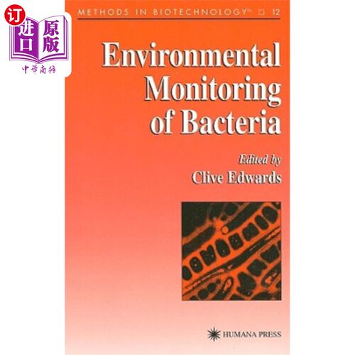 海外直订Environmental Monitoring of Bacteria 细菌的环境监测