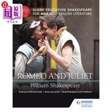 海外直订Globe Education Shakespeare: Romeo and Juliet for AQA GCSE English Literature 全球教育莎士比亚：罗密欧和朱