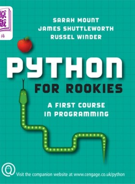 海外直订Python for Rookies 新手用蟒蛇