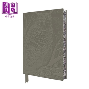 预售 安吉拉 哈丁 长耳猫头鹰 艺术工匠本 英文原版 Angela Harding Long Eared Owl Artisan Flame Tree Studio【中商原版】