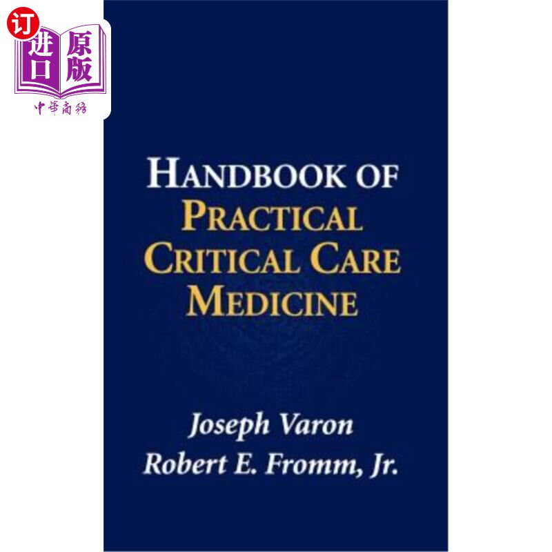 海外直订医药图书Handbook of Practical Critical Care Medicine 实用危重病护理医学手册