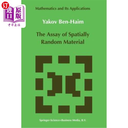 海外直订The Assay of Spatially Random Material 空间随机材料的分析