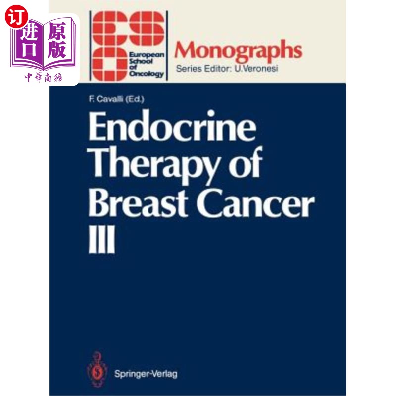 海外直订医药图书Endocrine Therapy of Breast Cancer III 乳腺癌的内分泌治疗3